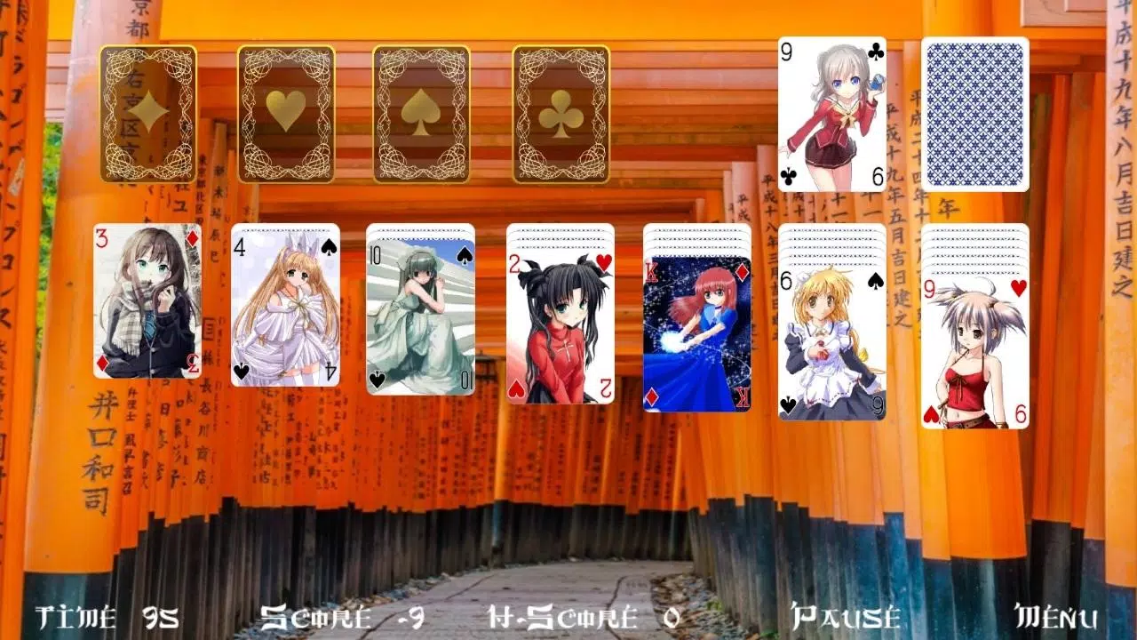 Miss Hentai Solitaire Captura de pantalla 4