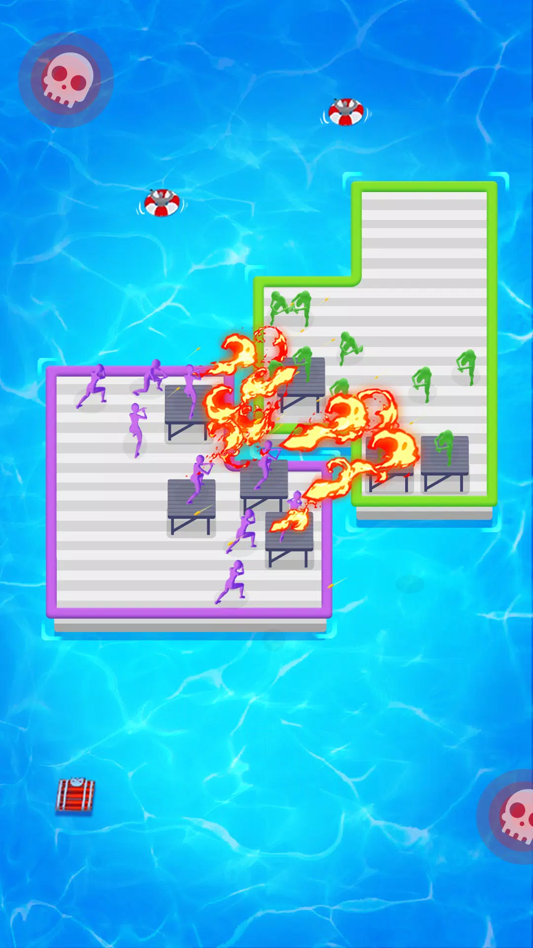 Raft Defense: Crazy Sea Battle スクリーンショット 2