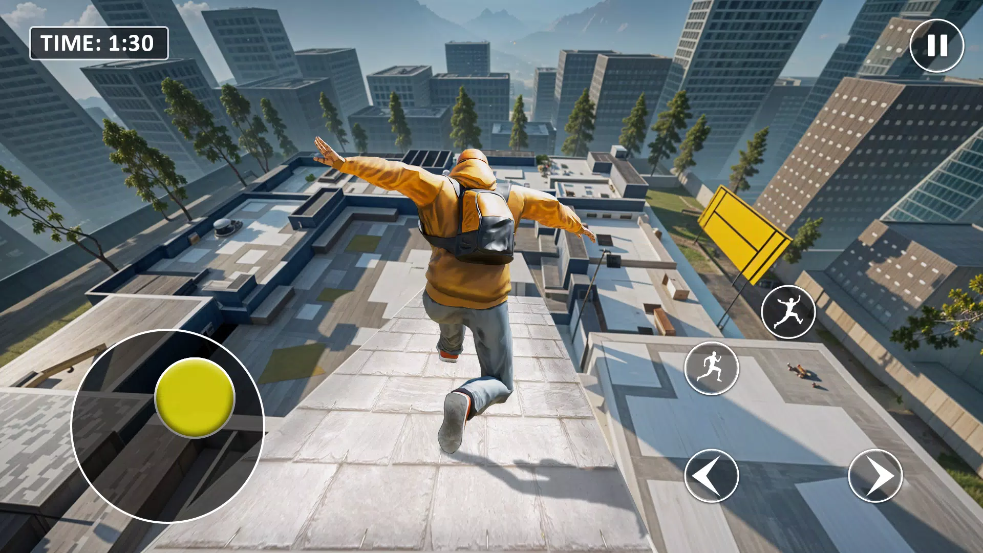 Go Up Rooftop Run Parkour Game應用截圖第1張