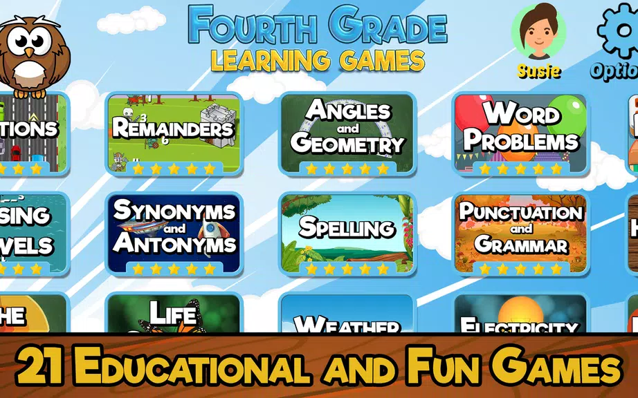 Fourth Grade Learning Games स्क्रीनशॉट 1
