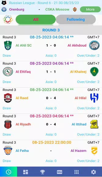 Saudi League Matches Captura de pantalla 1