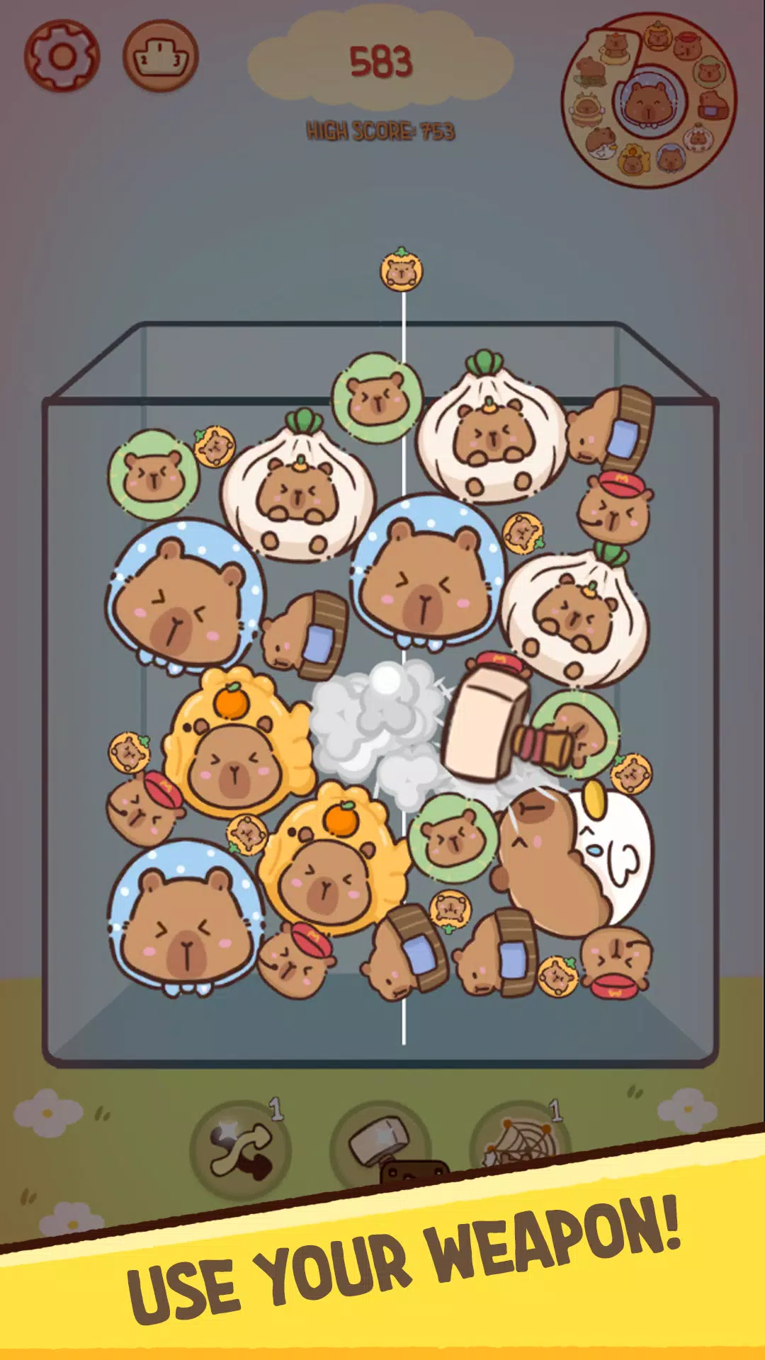 Capybara Merge 스크린샷 3