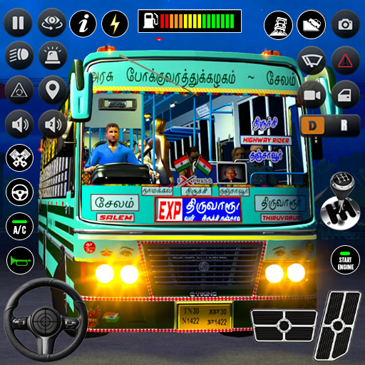 Real Passenger Bus Driving Sim Captura de tela 1