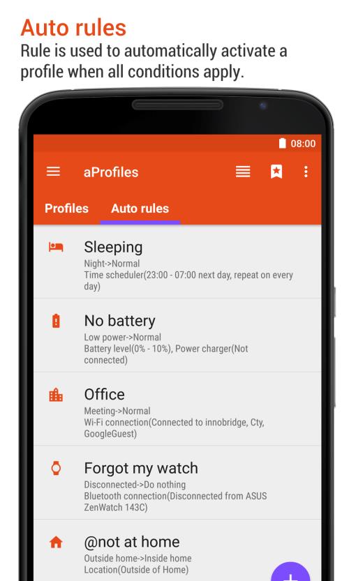 aProfiles - Auto tasks 스크린샷 2