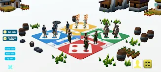 Ludo 3d Warriors: offline game Captura de tela 1