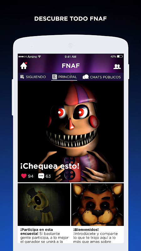 FNAF Amino en Español Captura de tela 2