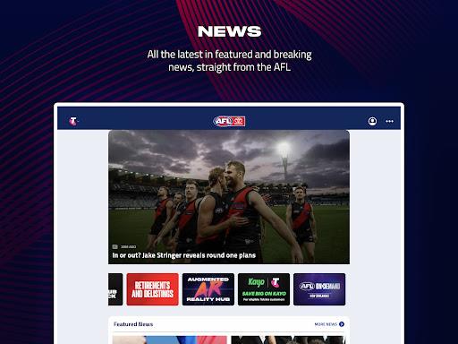 AFL Live Official App Screenshot 4