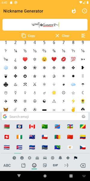 Fancy Text Symbols Captura de tela 2