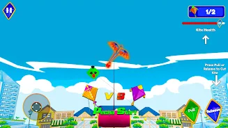 Pipa Layang Kite Flying Game Скриншот 3