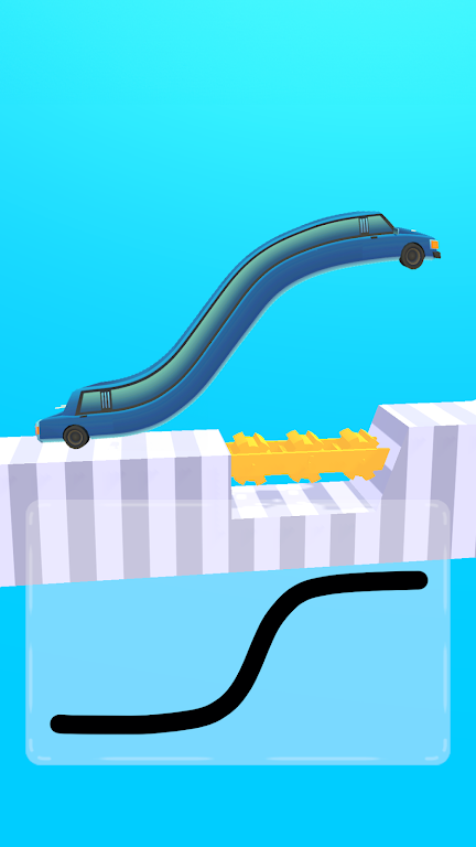 Car Climber: Draw Bridge 3D Screenshot 2