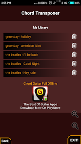 Guitar Chord Transposer Simple Screenshot 2