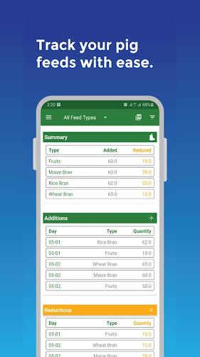 My Piggery Manager - Farm app Captura de tela 2