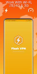 Flash VPN Unlimited Fast Proxy Captura de tela 3