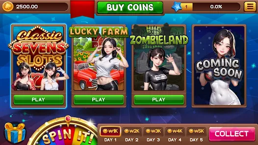 Sexy slot girls: vegas casino Mod 스크린샷 2