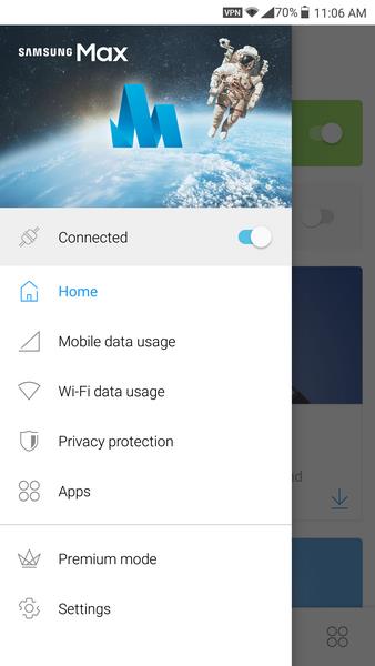 Samsung Max VPN & Data Saver Capture d'écran 3