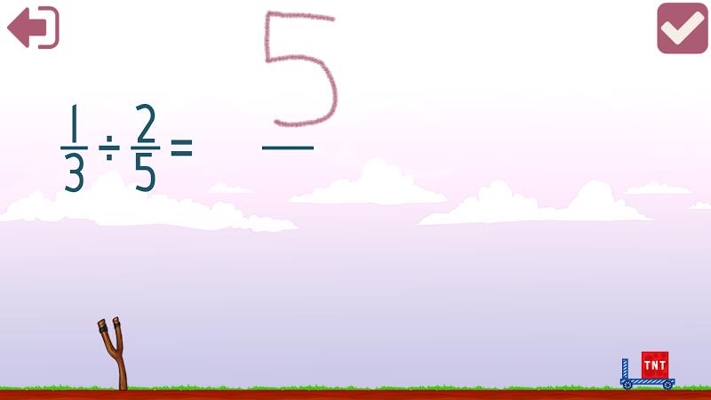 Dividing Fractions Math Game Capture d'écran 4