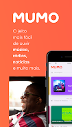 Mumo: música, rádio e notícias 스크린샷 1