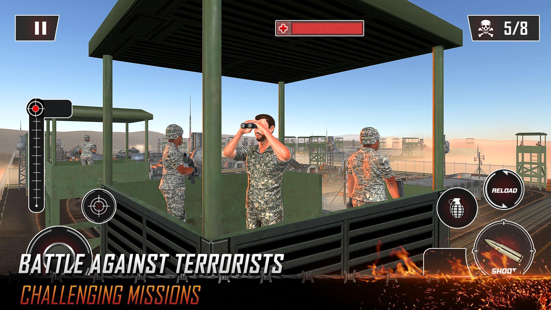 Army Sniper Gun Games Offline 스크린샷 3