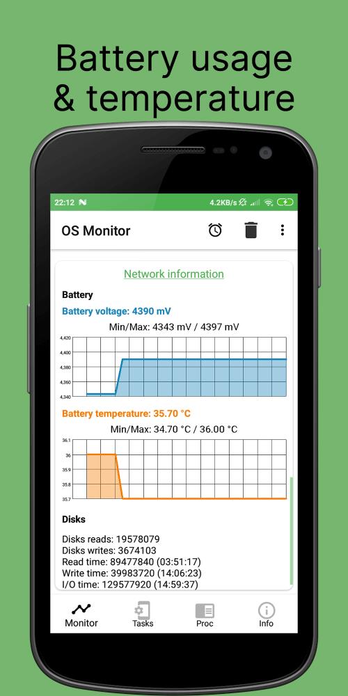 OS Monitor: Tasks Monitor Скриншот 4