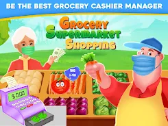 Grocery Shopping Cash Register 스크린샷 1