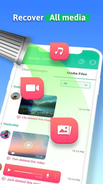Recover Deleted Messages - WA Скриншот 4