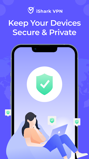 iSharkVPN - Secure & Super Vpn Скриншот 1