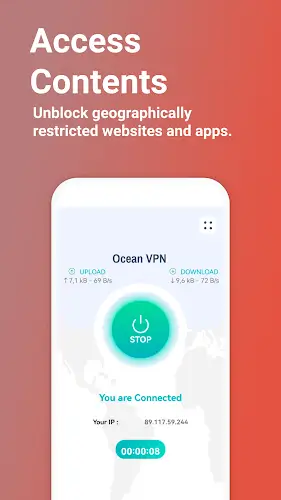 Ocean VPN - Secure VPN Proxy Скриншот 2