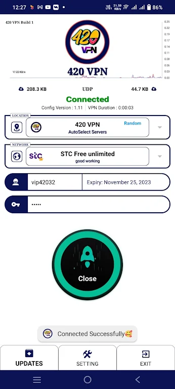 420 VPN スクリーンショット 1