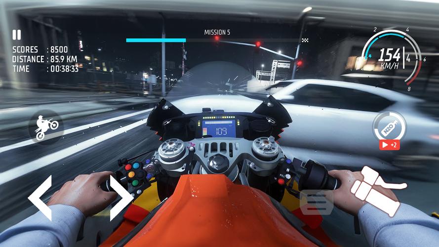 Traffic Bike: Driving City 3D Captura de pantalla 3