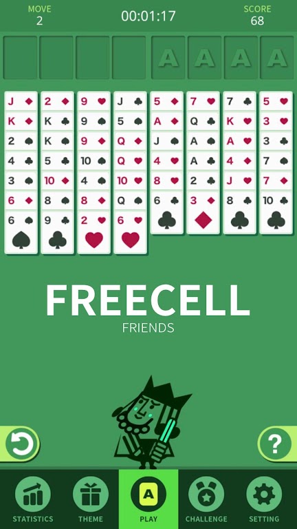 FreeCell Friends Captura de tela 1