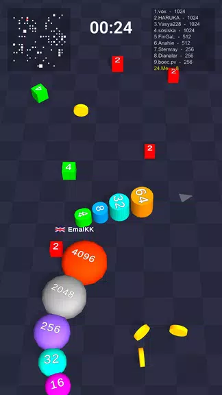 Cube Arena 2048: Merge Numbers Скриншот 1