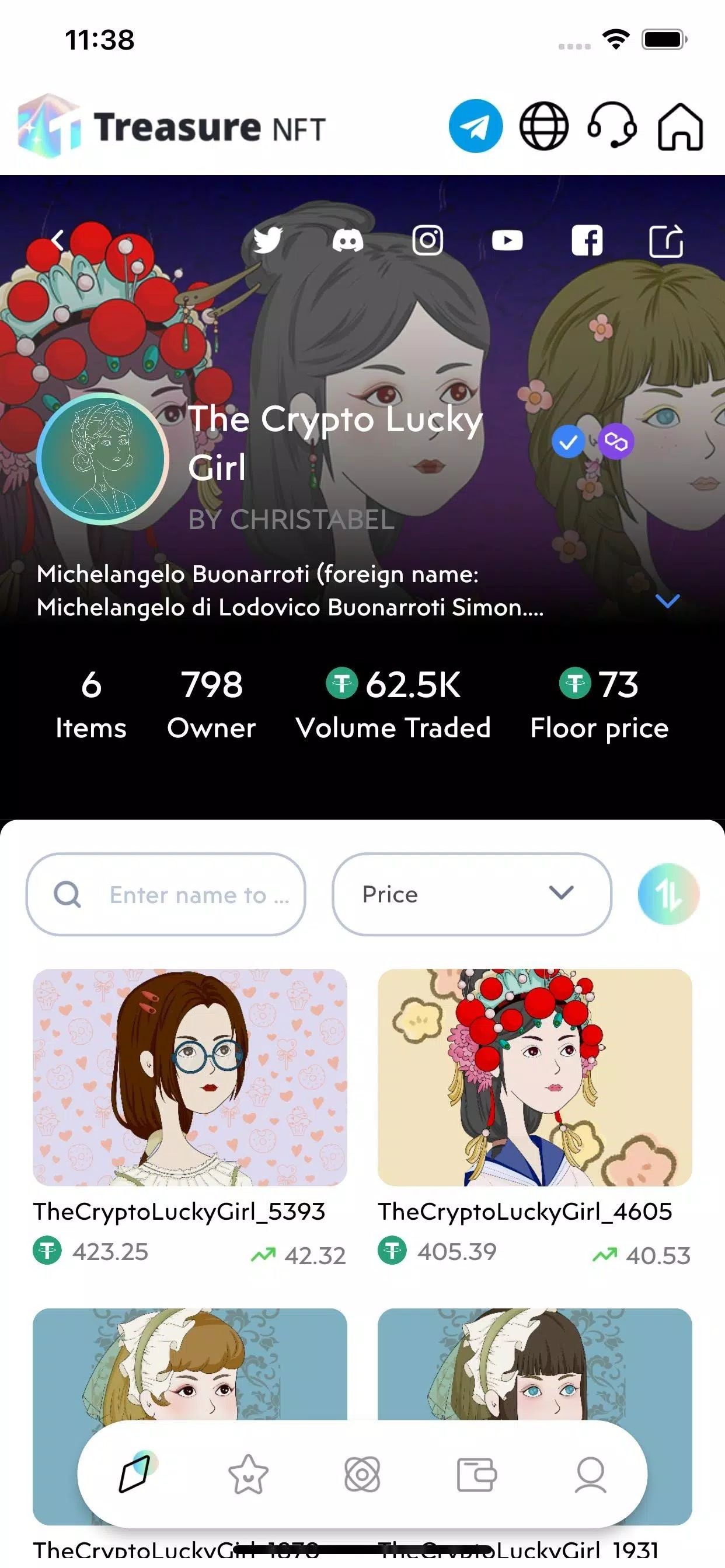 TreasureNFT Screenshot 3
