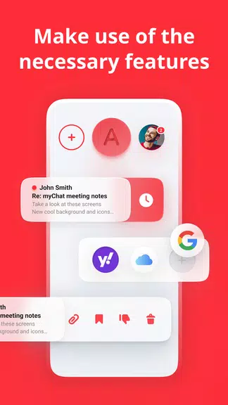 myMail 電子郵件應用: QQ 郵箱 & 谷歌郵箱應用截圖第3張