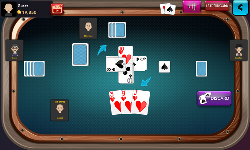 Offline Crazy Eights - Free Card Game應用截圖第4張