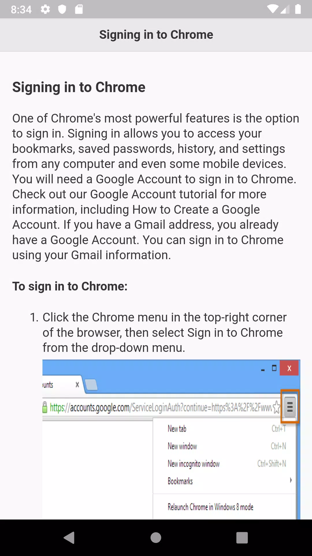 Tutorials for Web Browser應用截圖第3張