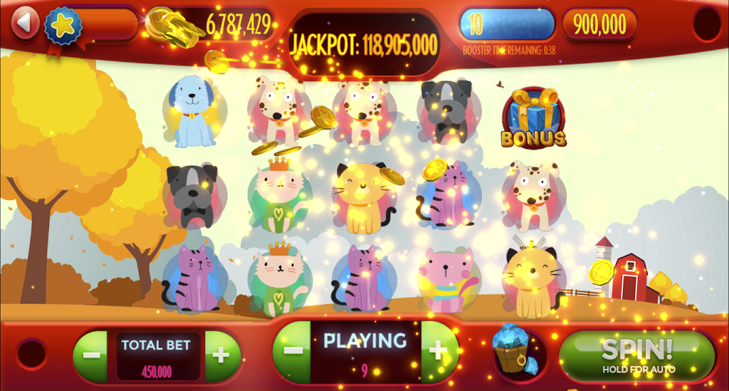 Dog-Cat Free Slot Machine Game Online應用截圖第1張