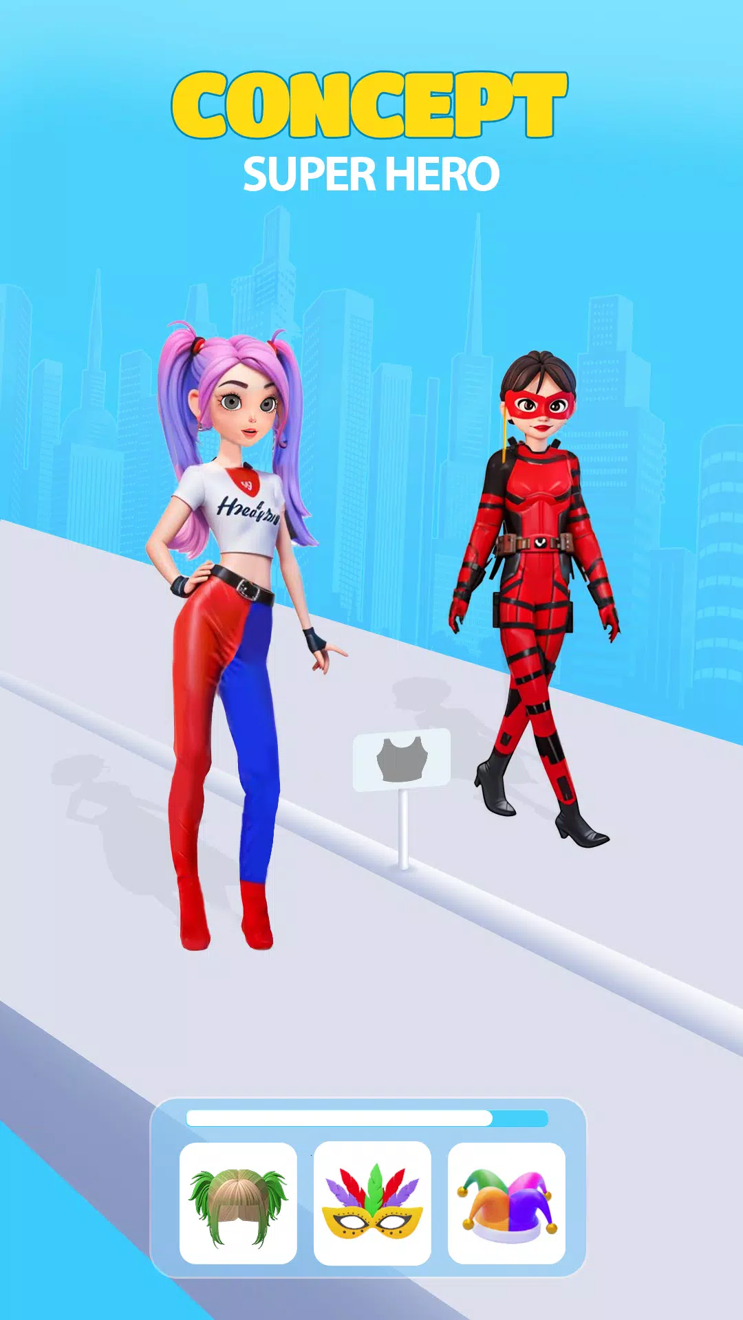 Rampwalk Fashion Game Captura de pantalla 1