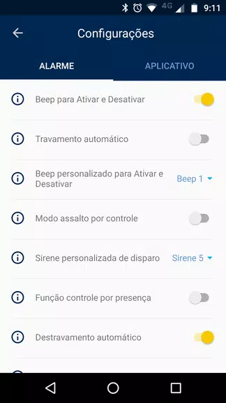 Pósitron Alarme Screenshot 4