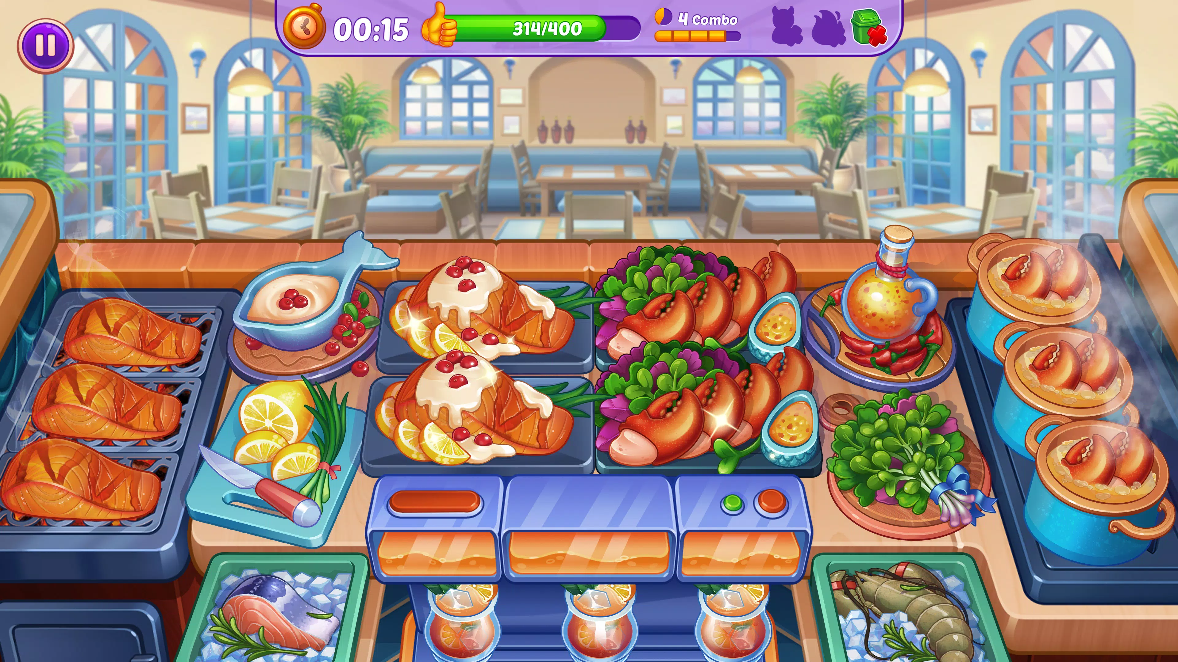Cooking Crush: Jogo de Cozinha Captura de tela 2