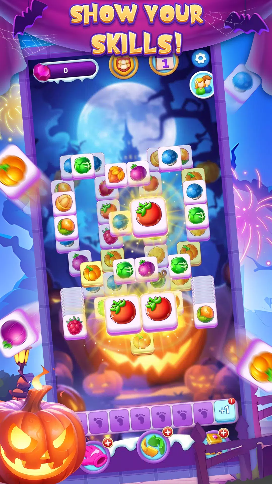 Halloween Fruit Crush Captura de tela 2