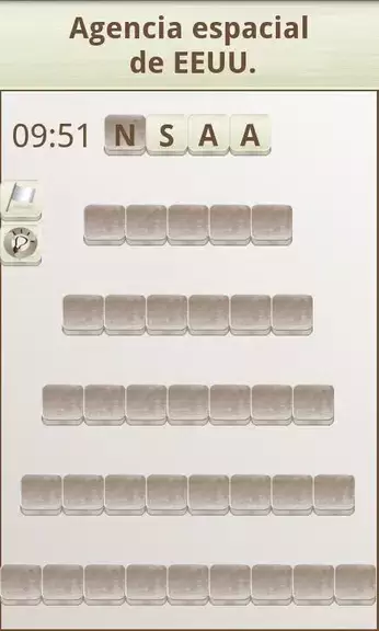 Juego de Palabras en Español Capture d’écran 1