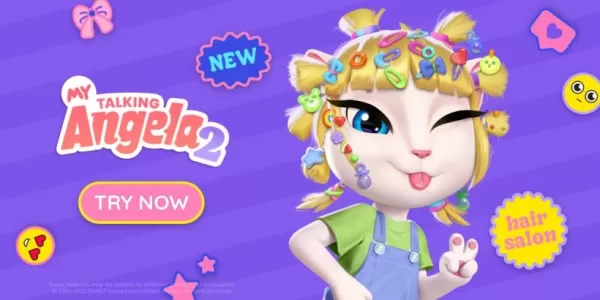 My Talking Angela 2 Launches Glam Hair Salon