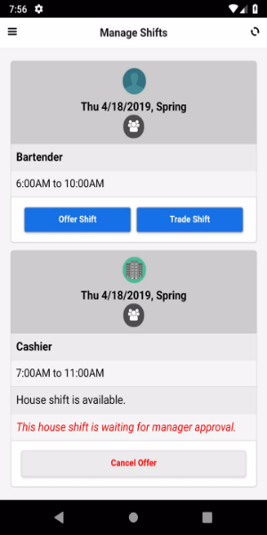 Radar Schedules Captura de pantalla 3