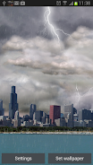 Thunderstorm Chicago - LWP Screenshot 2