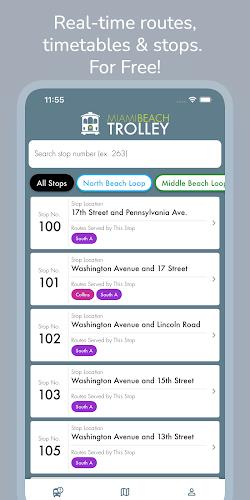 Miami Beach Trolley Tracker 스크린샷 1