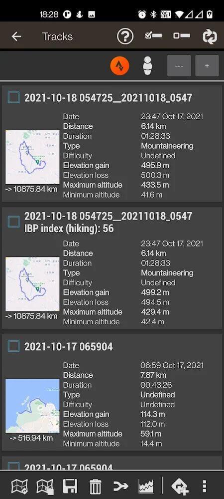 OruxMaps GP スクリーンショット 2