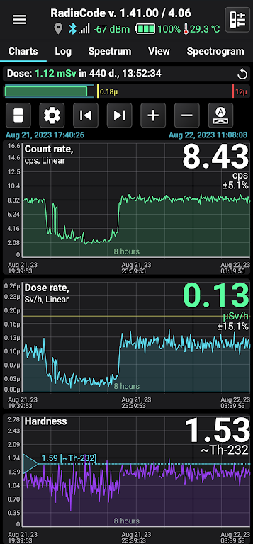 RadiaCode Capture d'écran 1