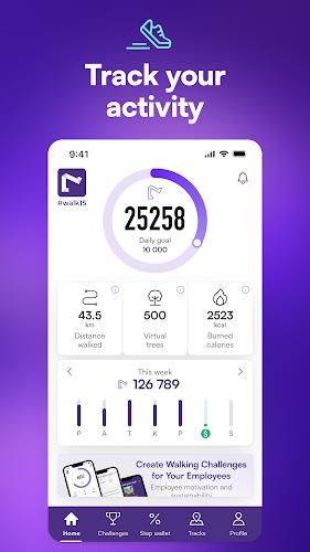 #walk15 – Useful Steps App Screenshot 1