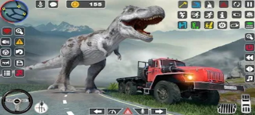 Dino Transporter Truck Games Captura de pantalla 3