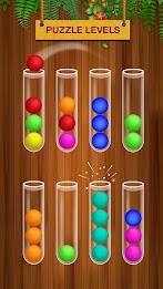 Ball Sort Woody Puzzle Game Captura de pantalla 1